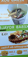 Le Premium Kebab menu
