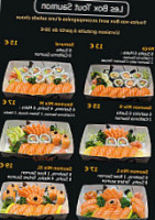 Sushi Lunch menu