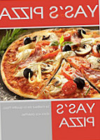 Yas's Pizza menu