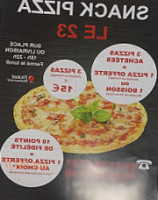 Snack Pizza Le 23 menu