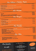 Café Christophe menu