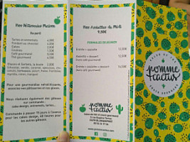Pomme Cactus menu