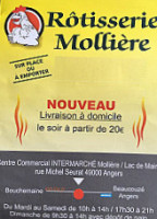 Rôtisserie Molliere menu