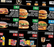 Burger Bynight menu