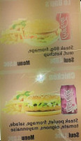 O'dwich Snack menu