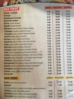 La Sicilia menu