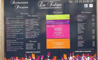 La Tulipe menu
