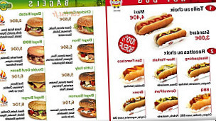 Manhattan Hot Dog menu