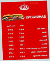 Au Snack Royal menu