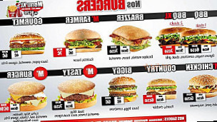 M-burger menu