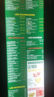 Le Kiosque à Pizzas La Voulte Sur Rhône menu