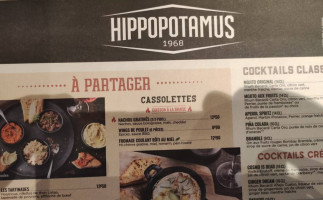 Hippopotamus Steakhouse food