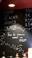 Le Tour Du Monde menu