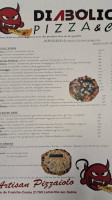Diabolic Pizza menu