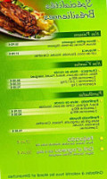 Copacabana menu