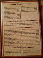 La Kasbah Du Maroc menu