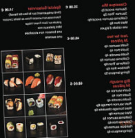 Oursin Sushi menu