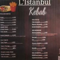 L'istanbul menu