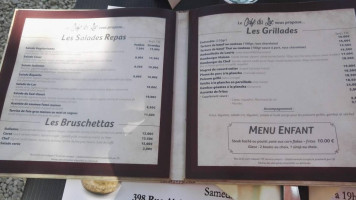 Café Du Lac menu