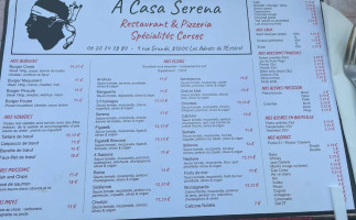 A Casa Serena food