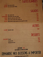 Le Santiago menu