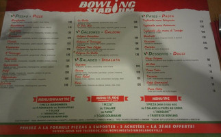 Bowling Stadium De La Norville menu