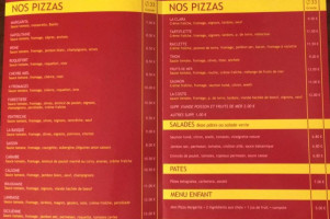 Casa Mya menu