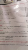 Le Bonavis menu