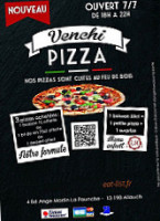 Venchi Pizza menu