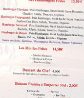 Le Campagnard menu