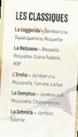 La Piadina menu