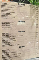 Namasté menu