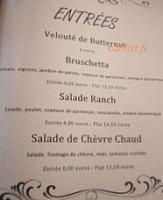 Le Ranch menu