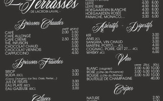 Les Terrasses De Lacroix Laval menu