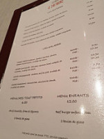 Le Balthazar menu