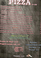 La Caverne menu