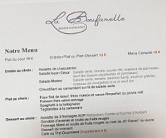 Chez Eddy La Boufanelle menu