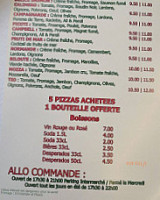 Pizza Tio menu