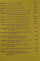 Pizza Comtoise menu
