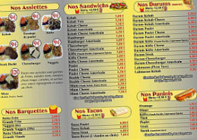 Kebab De La Place Bavans menu