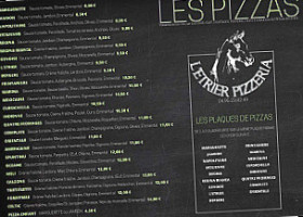 L'etrier Pizzeria/ menu