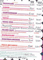 Pizza Roulettes menu