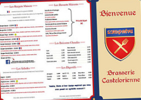 L'imprévu Brasserie Castelorienne menu