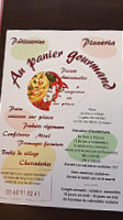 Au Panier Gourmand menu