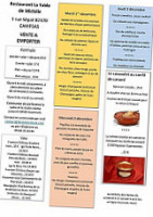 La Table De Michele menu