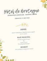 Logis Hôtel De Bretagne Dol Centre Ville menu