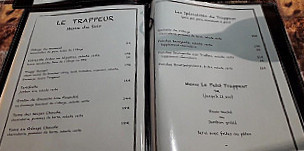 Le Trappeur menu