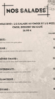 Brasserie Pizzeria Les Galets menu