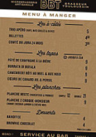 Bbt Brasseur Toulousain menu