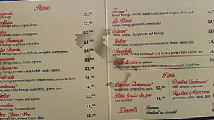 Le Monte Cristo Karaoké Soirées à Thème Diner Dansant (77) menu